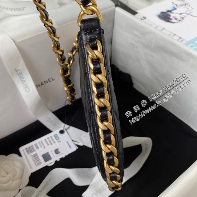 Chanel專櫃23B新款AS4378鏈條女包 香奈兒Chane1嬉皮包編織鏈條肩背女包 djc6168
